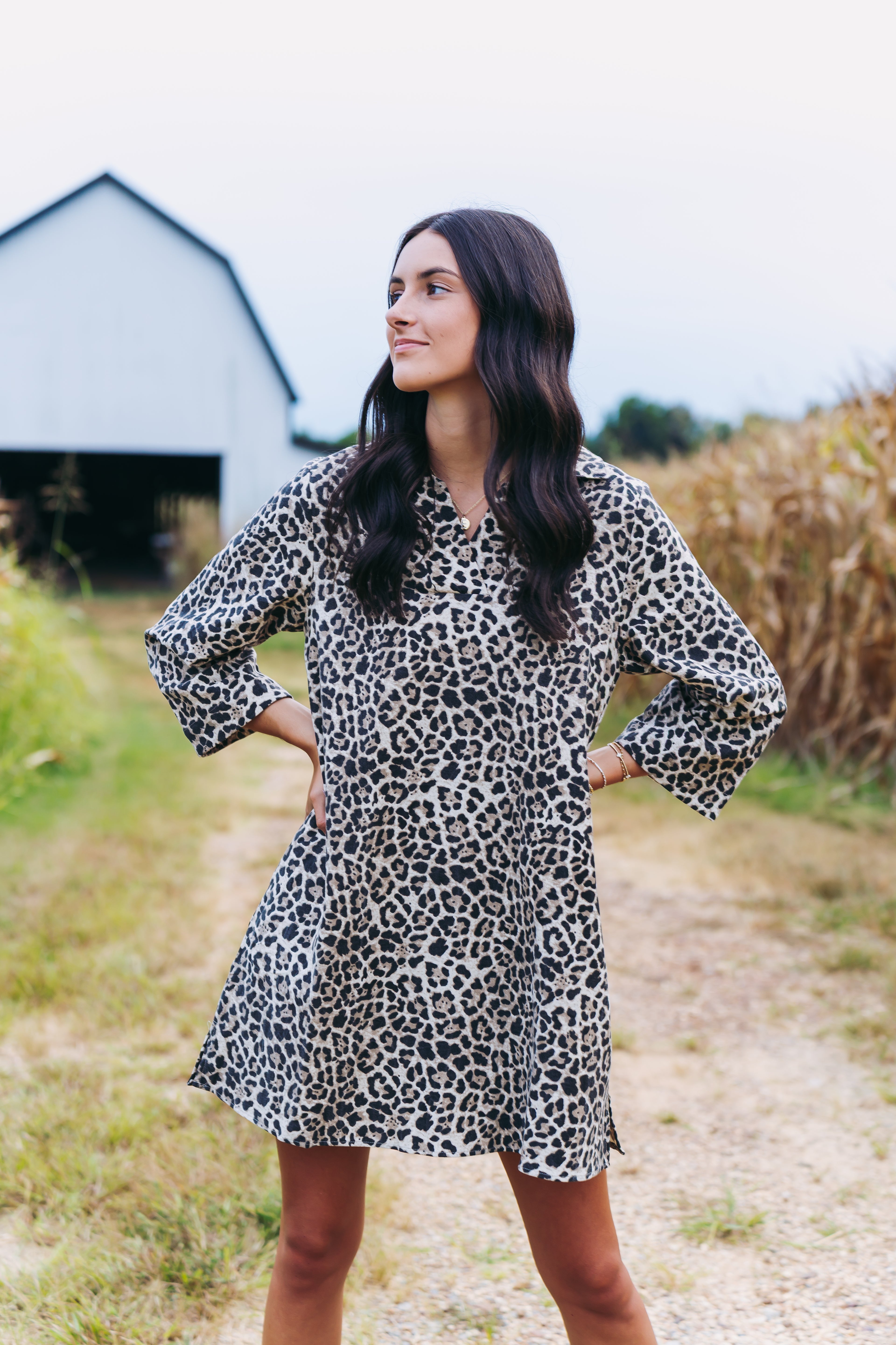 Leopard Shift Dress