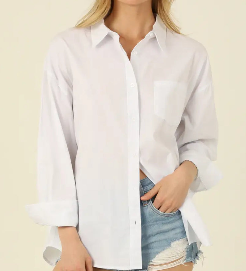 White Button Up Shirt