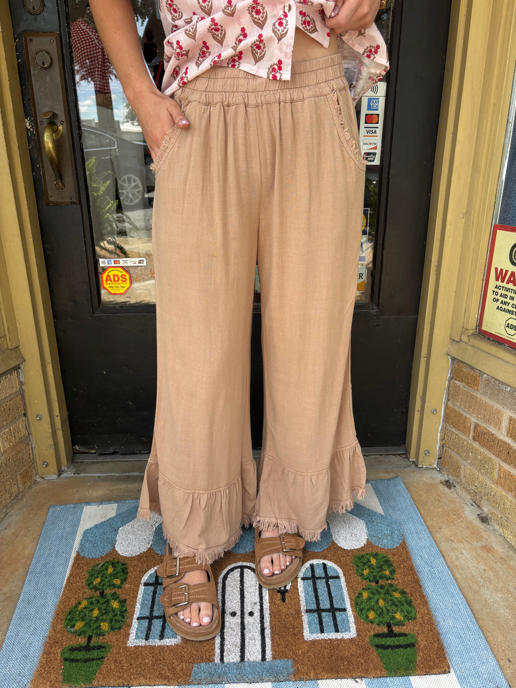 Coffee Break Linen Pants