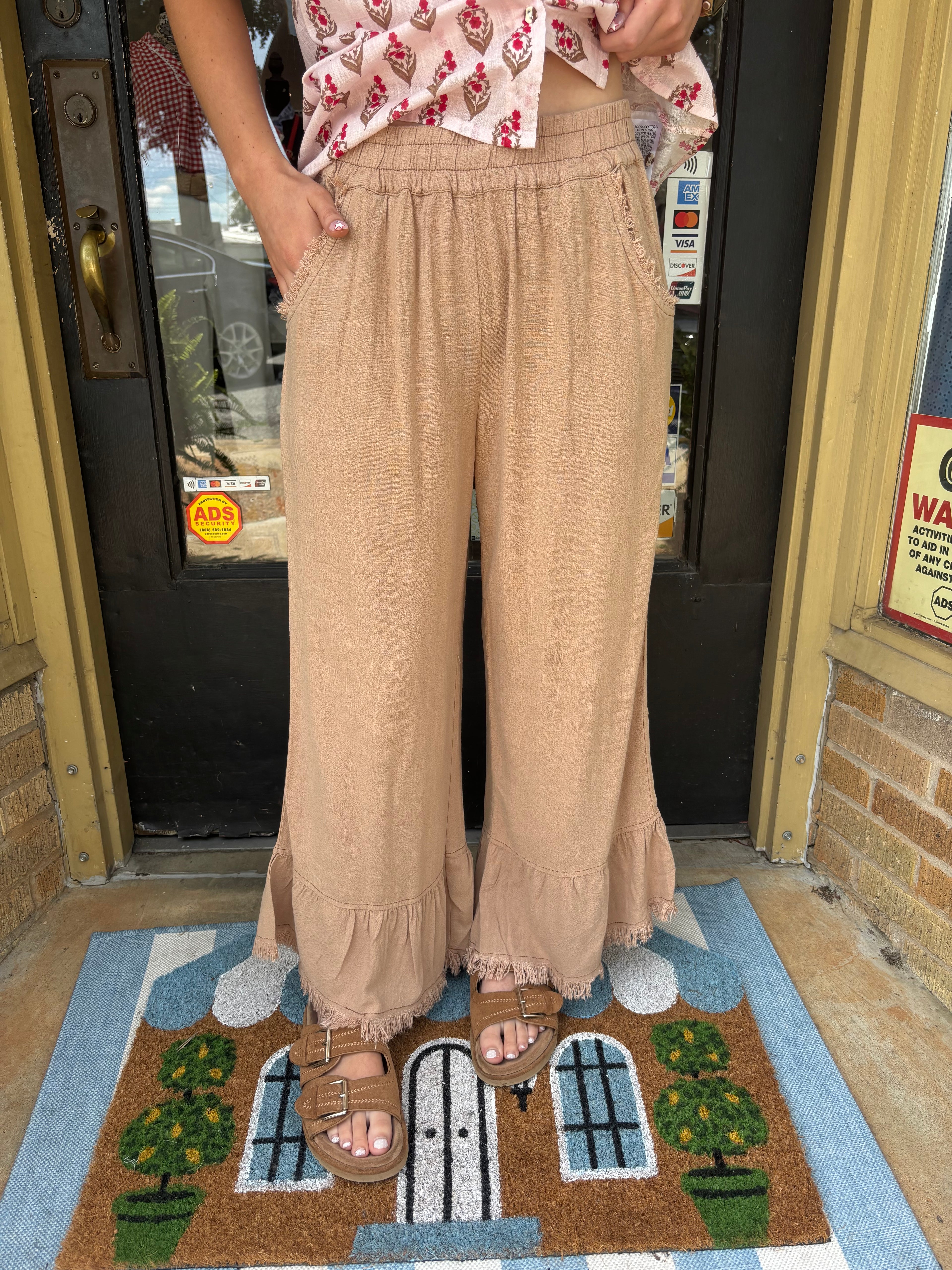 Coffee Break Linen Pants