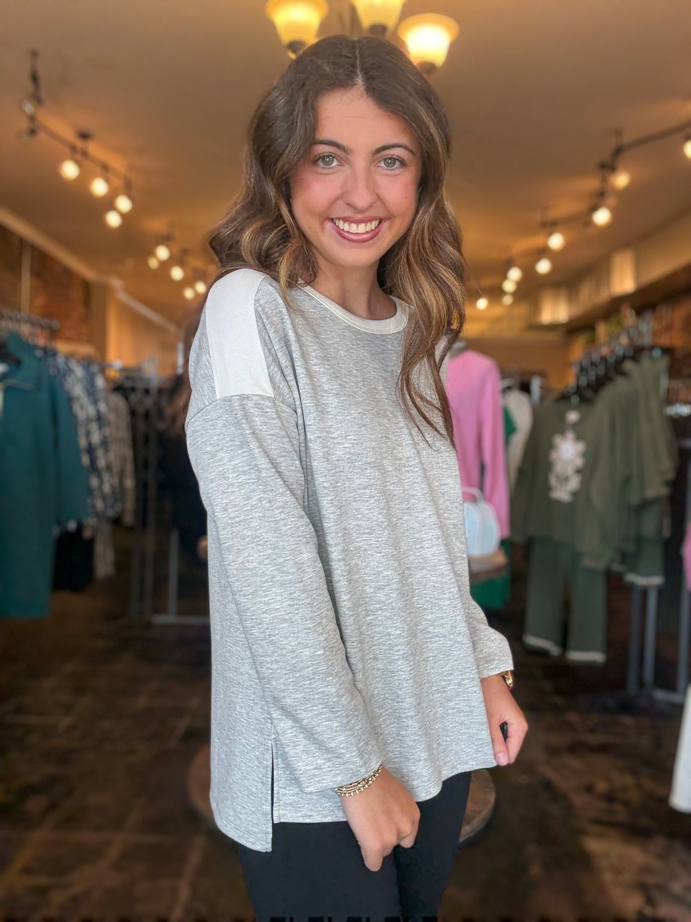 Light Grey Lounge top