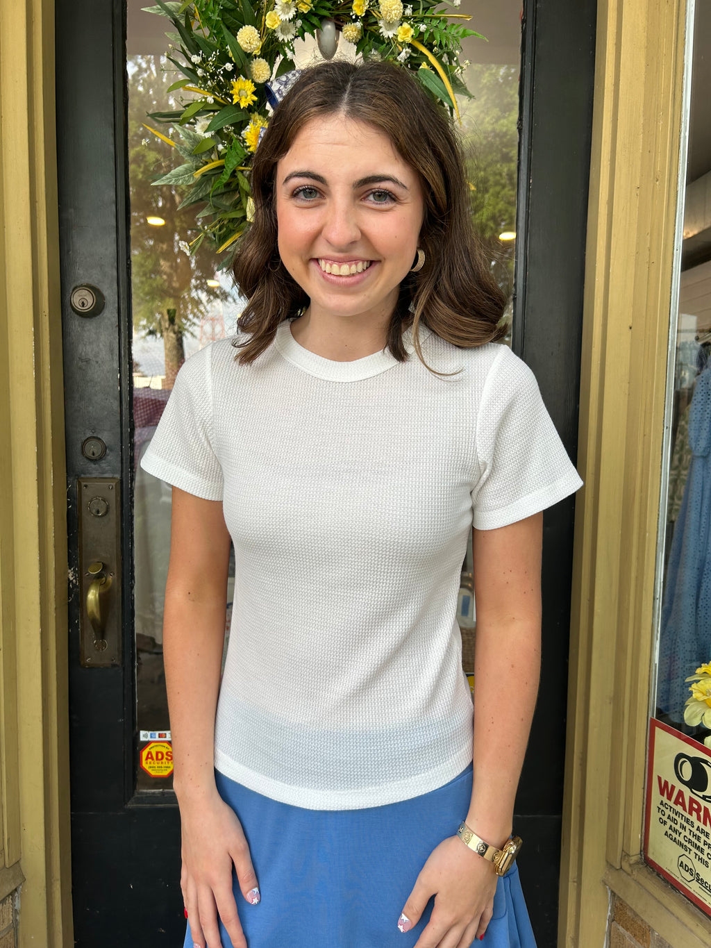 Cloud Nine Waffle Tee