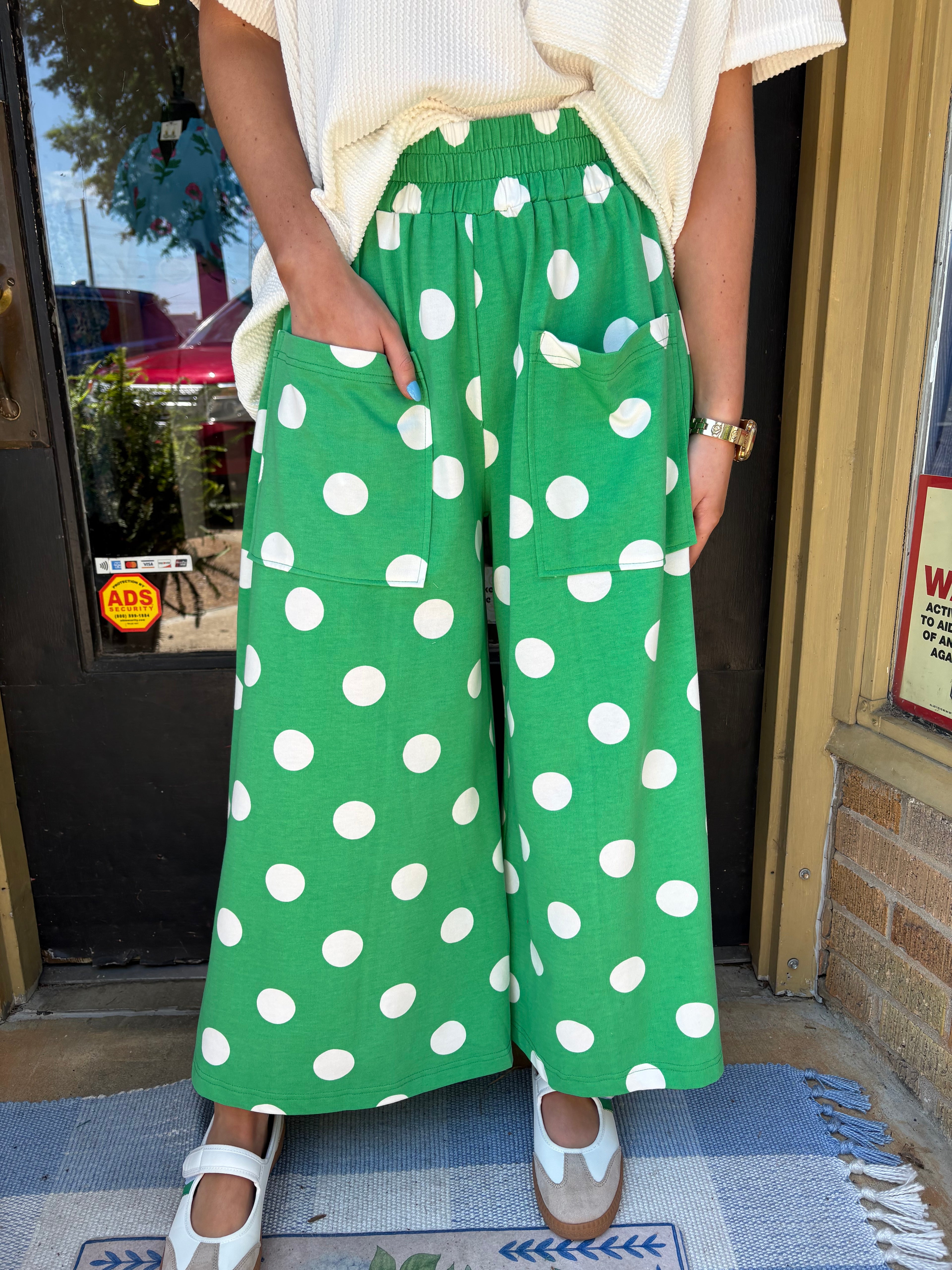 Lucky Dot Crop Pants
