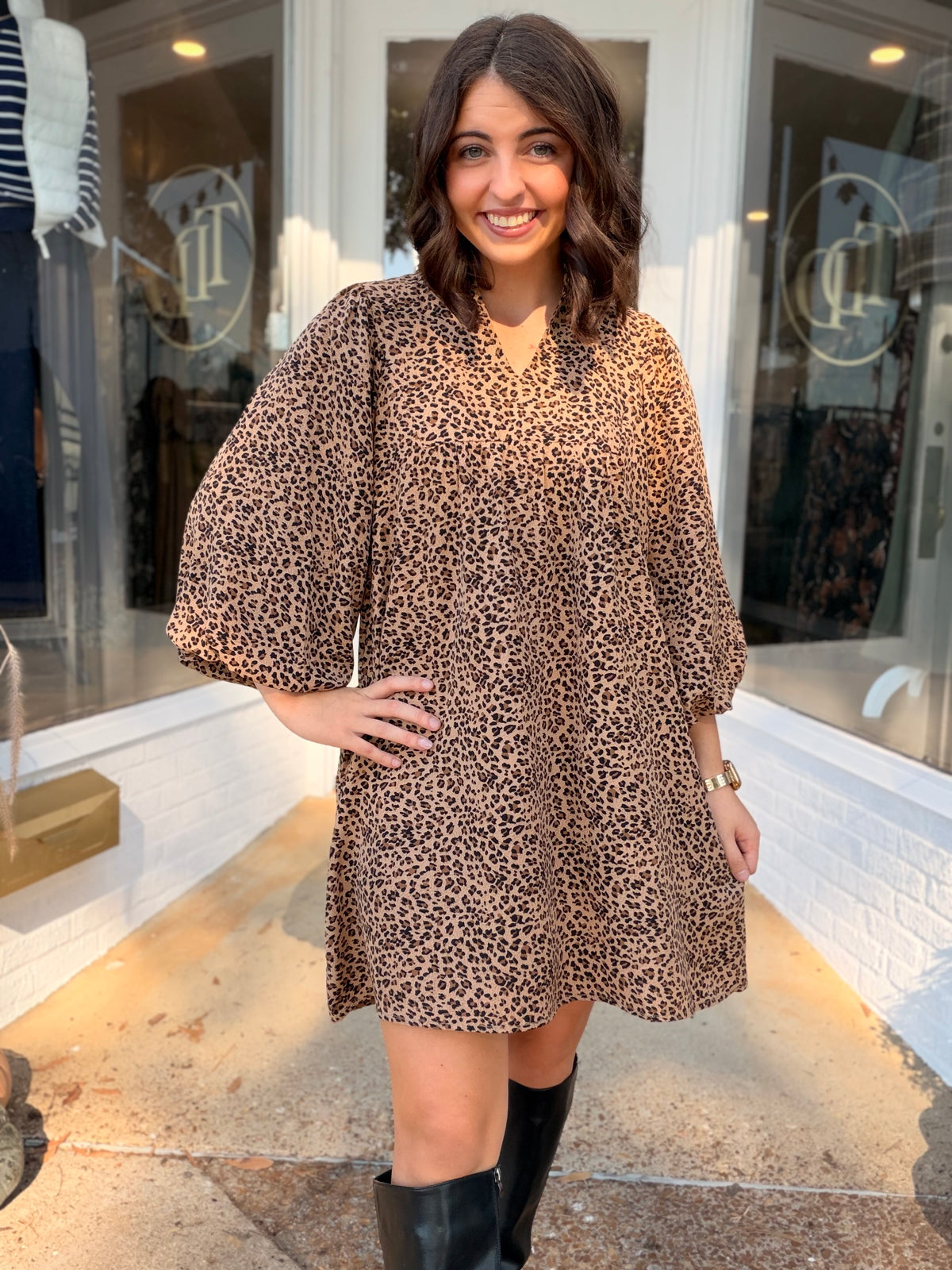 Pretty in Spots Babydoll Dress