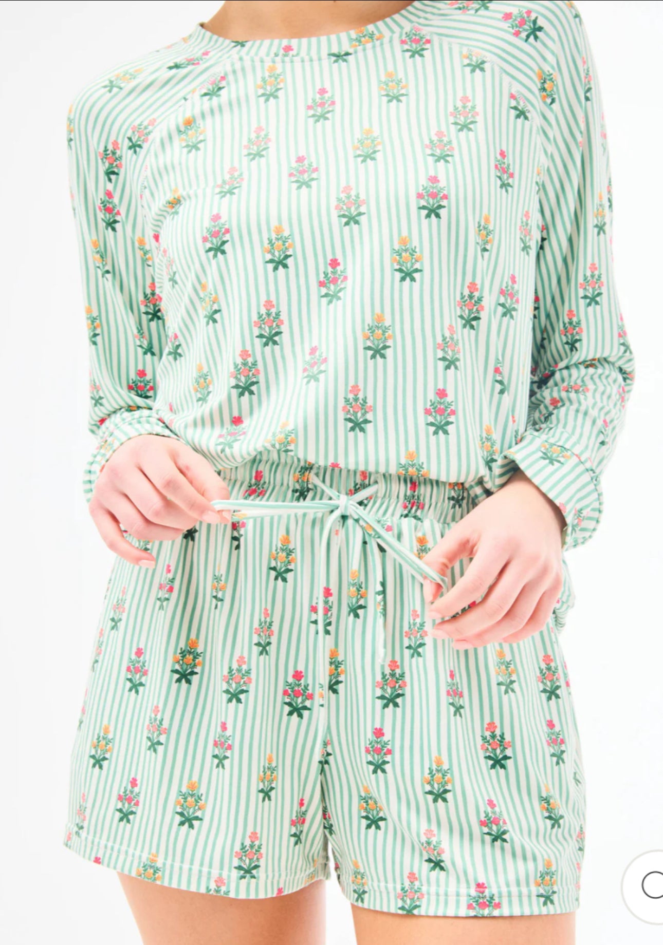 Mary Square Pj shorts set