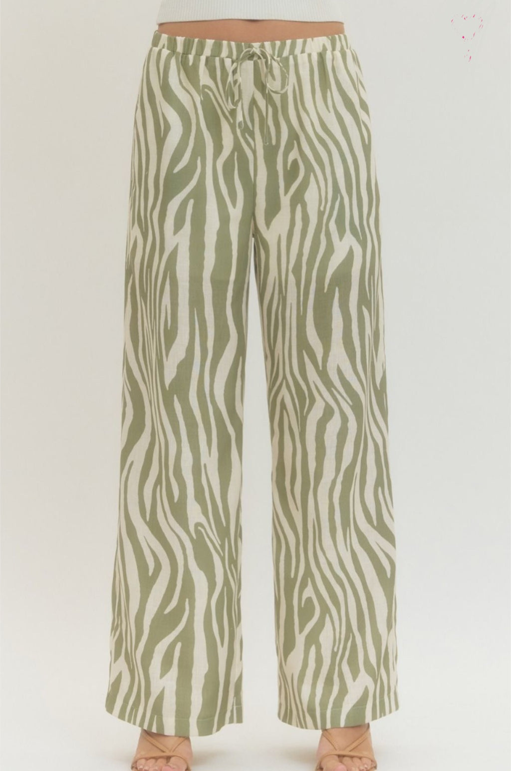 Sage Zebra Set Pants