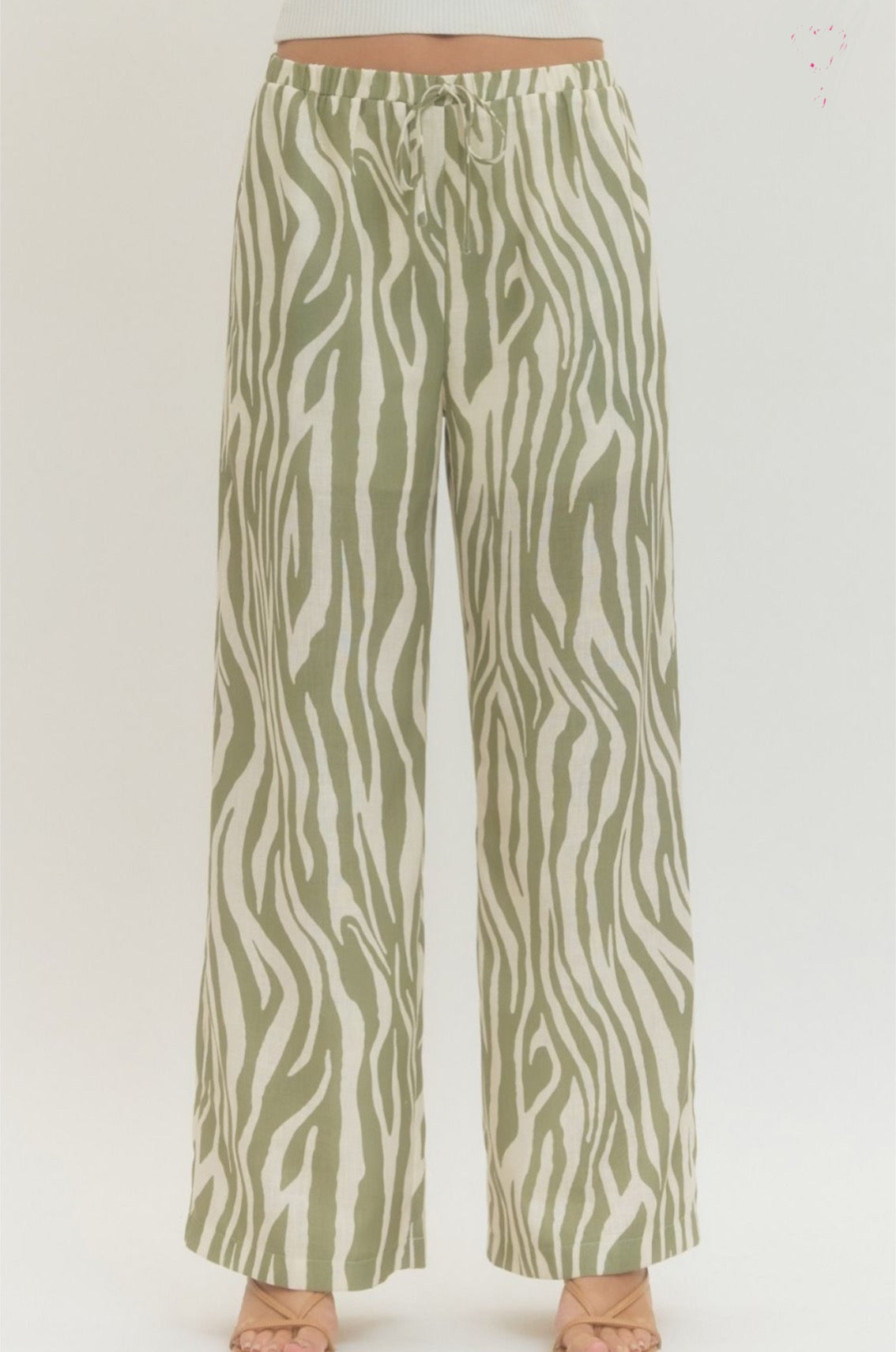 Sage Zebra Set Pants