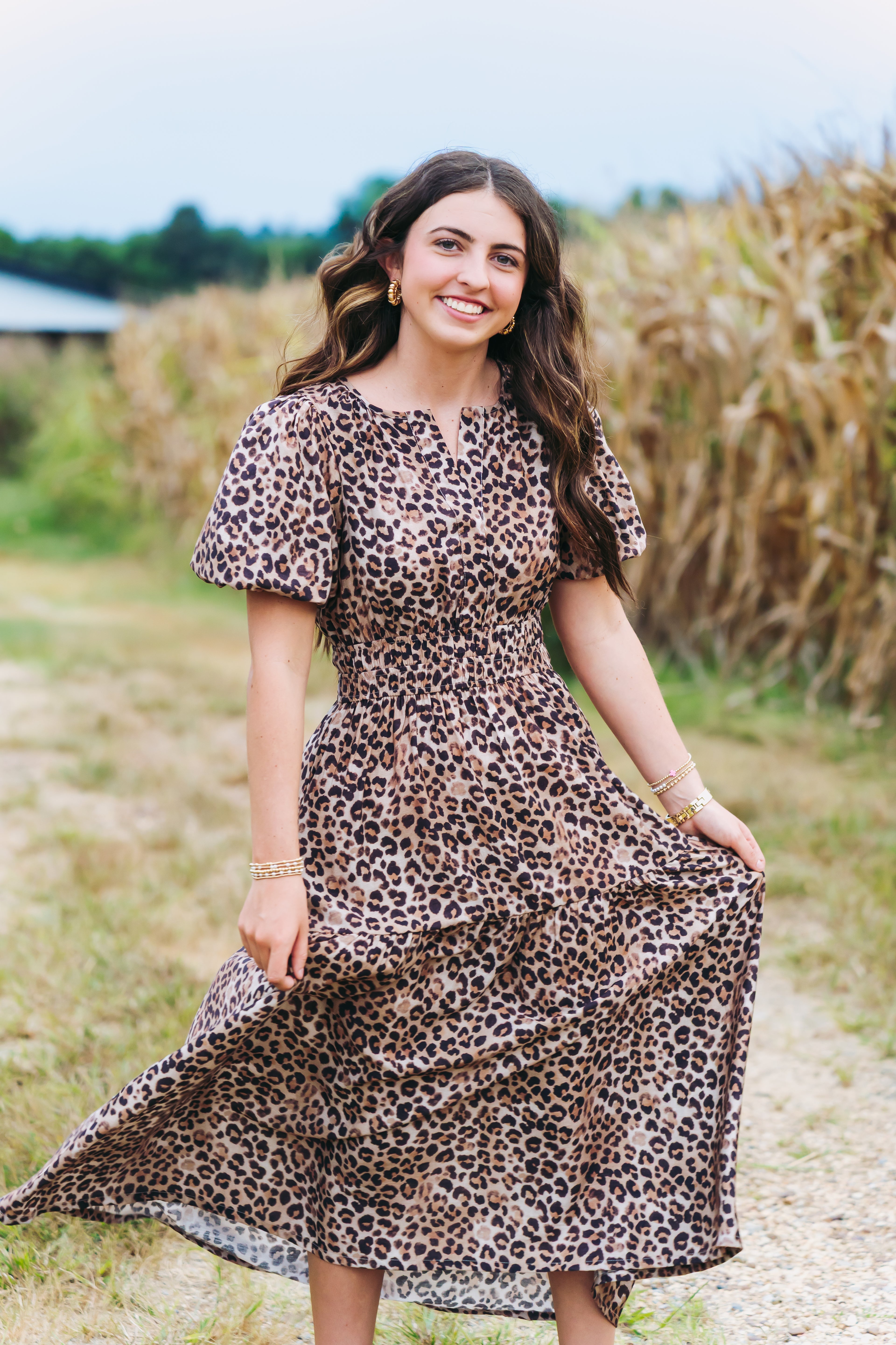 Leopard Midi Dress