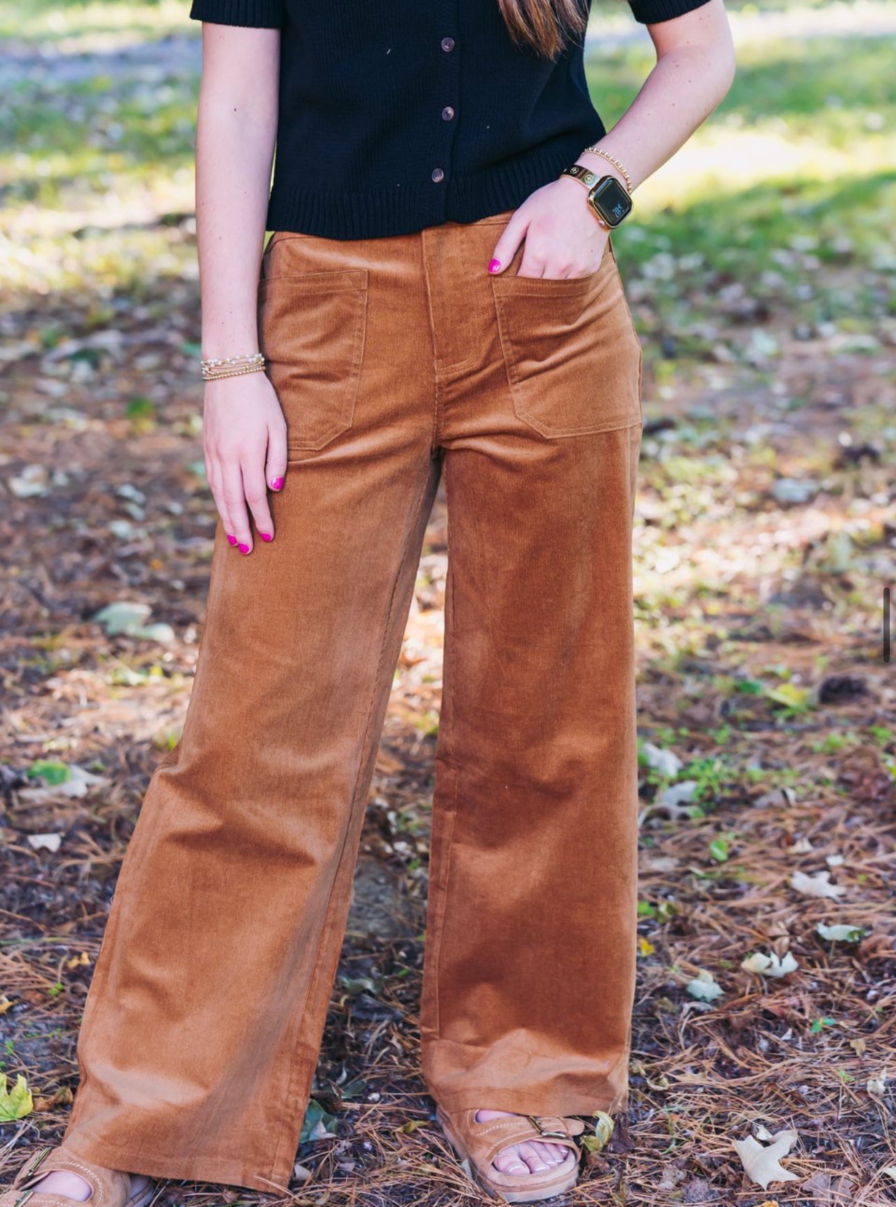 Mocha Corduroy Pants