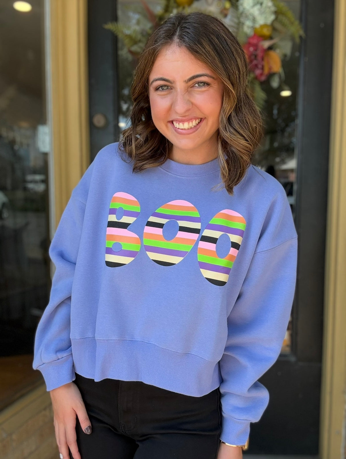 Boo & Stripes Sweatshirt