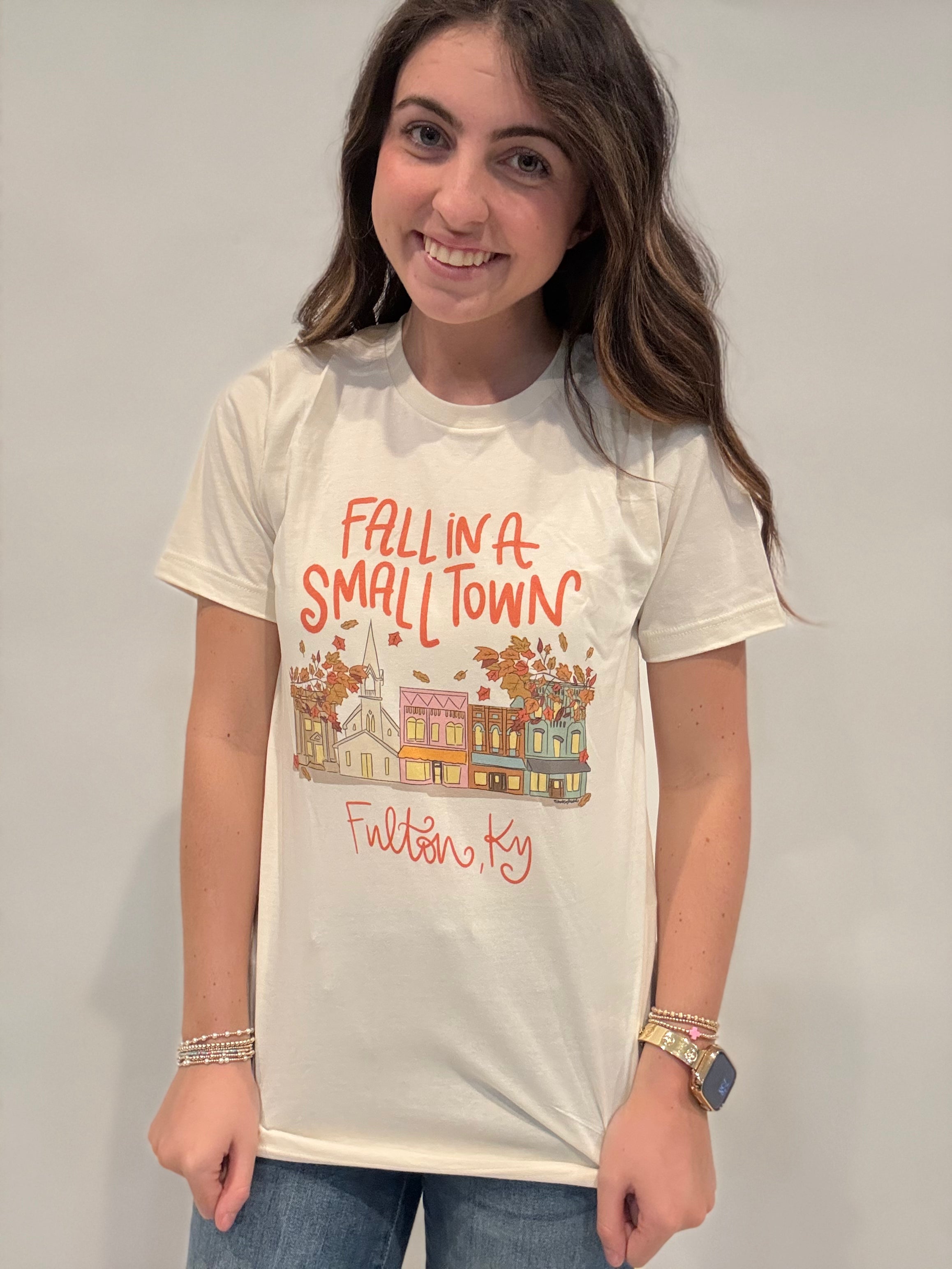 Fall in a Small Town Fulton, KY tee