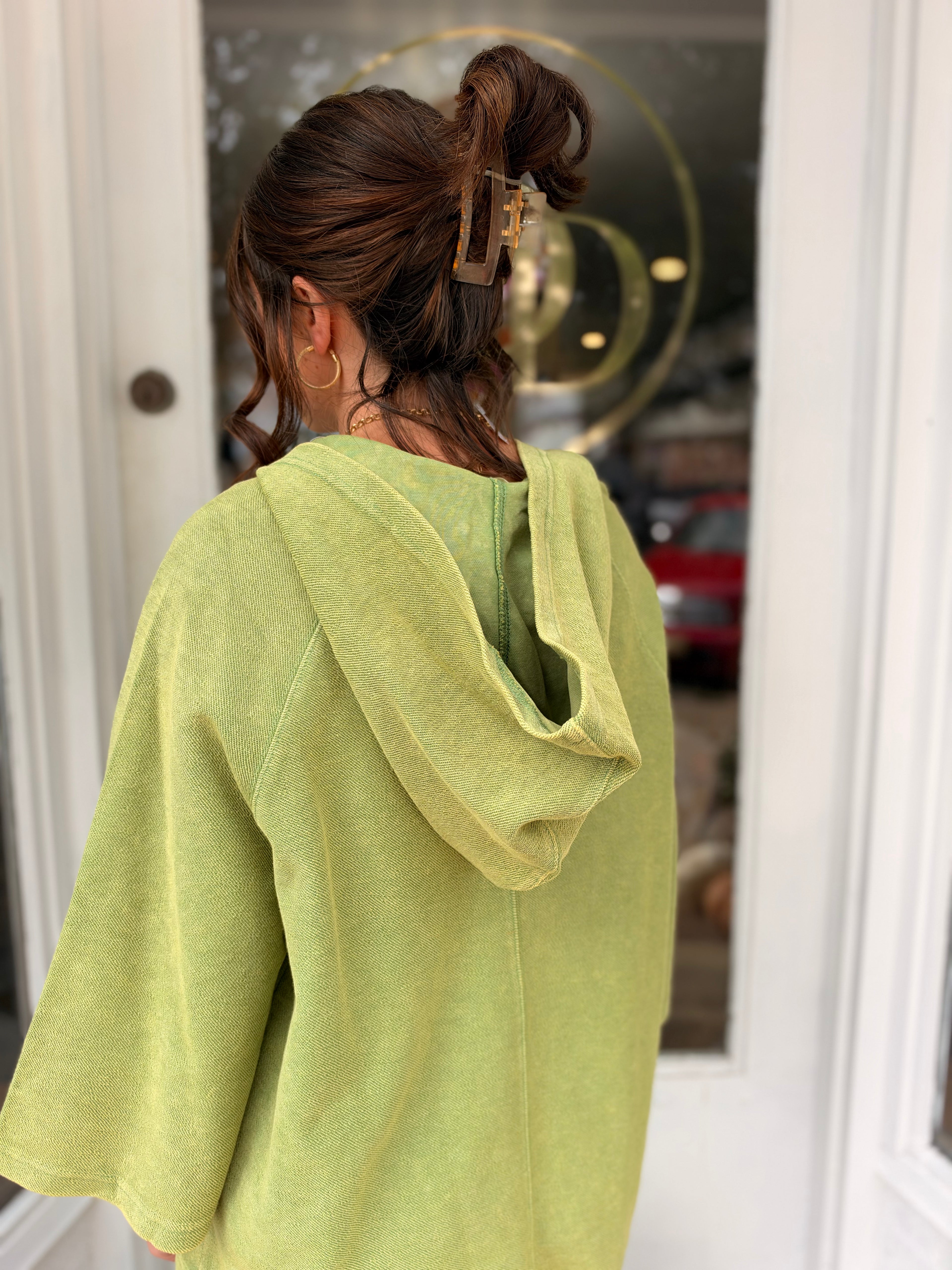 Matcha Mood Hooded Top