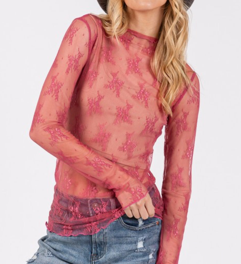 Lace/ Mesh Undershirts