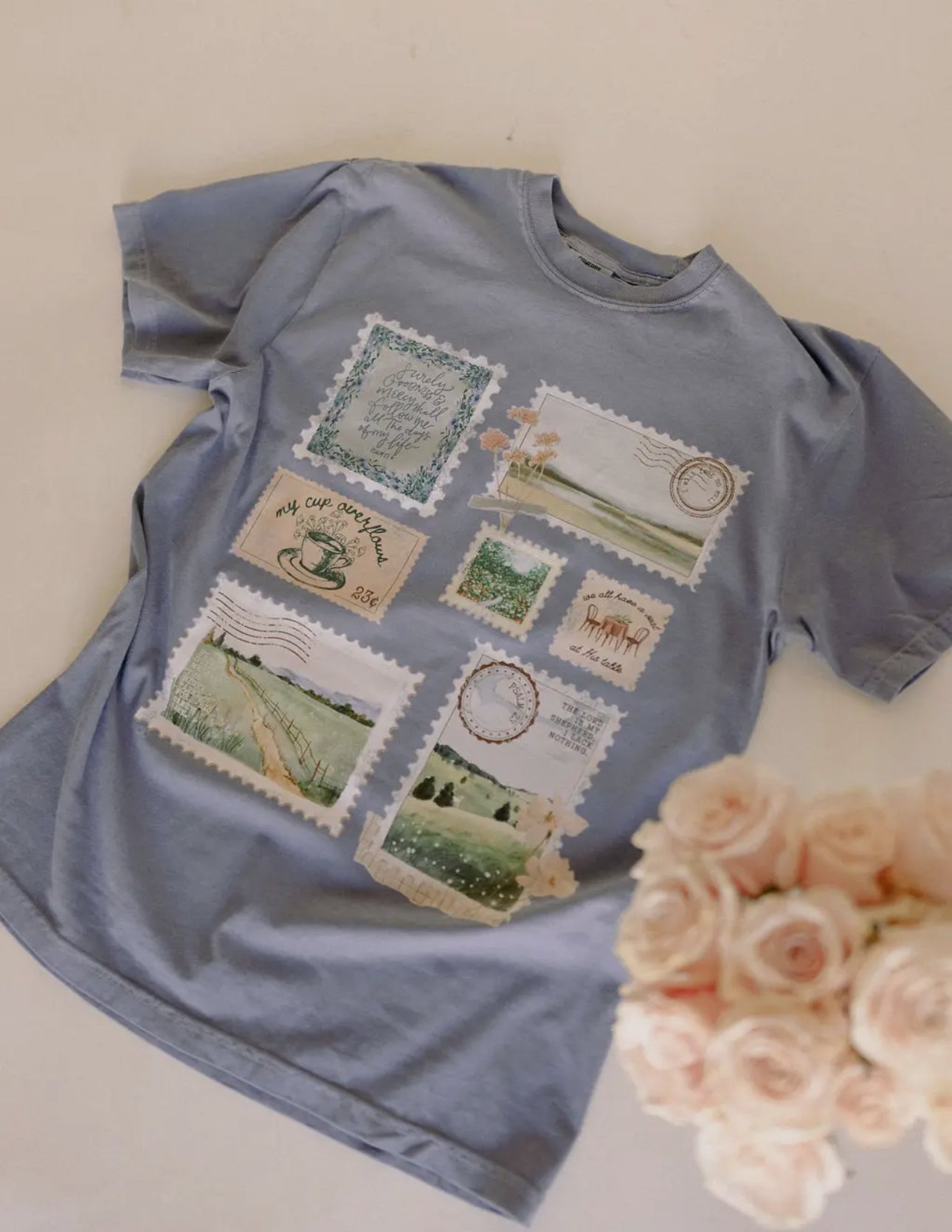 Psalm 23 Stamp Tee