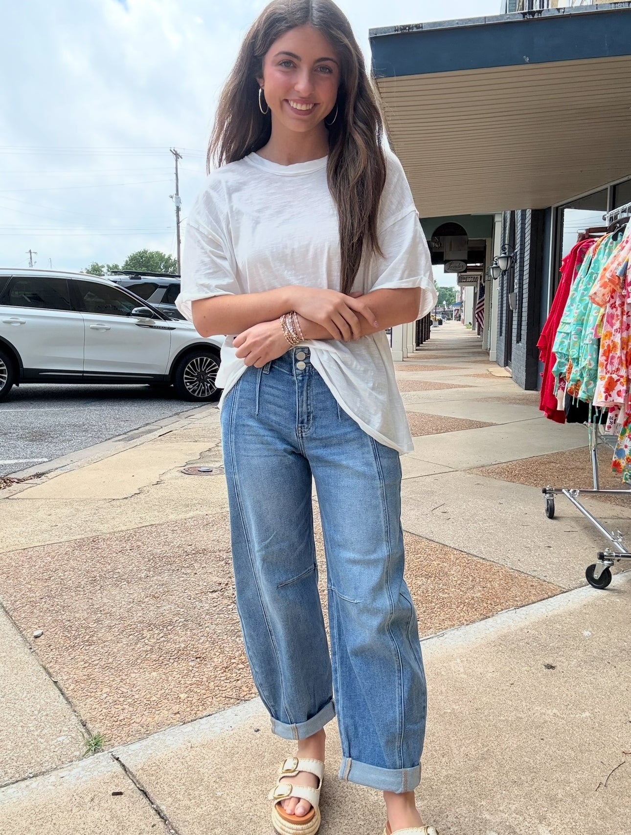 Risen Barrel Jeans