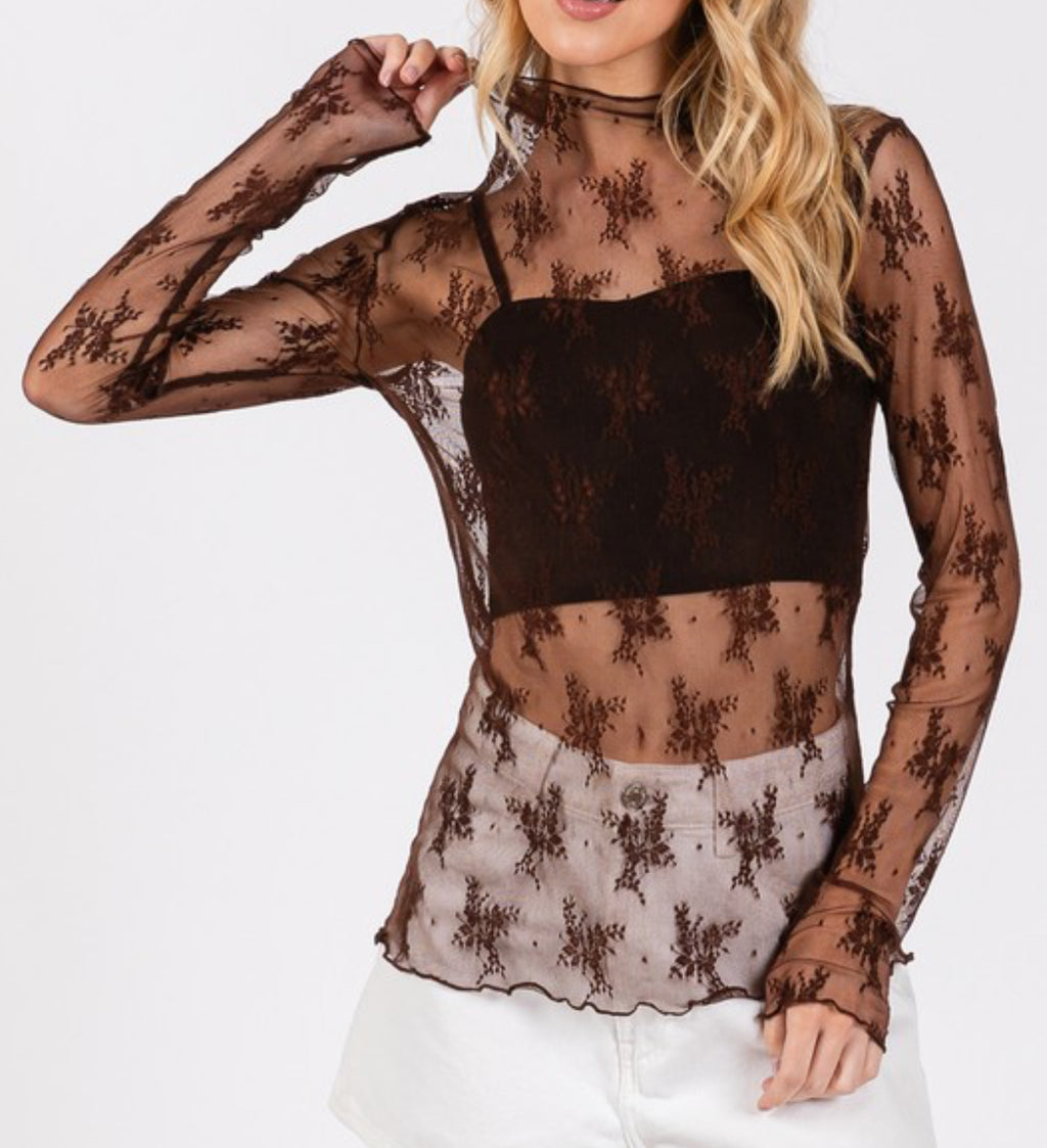 Lace/ Mesh Undershirts