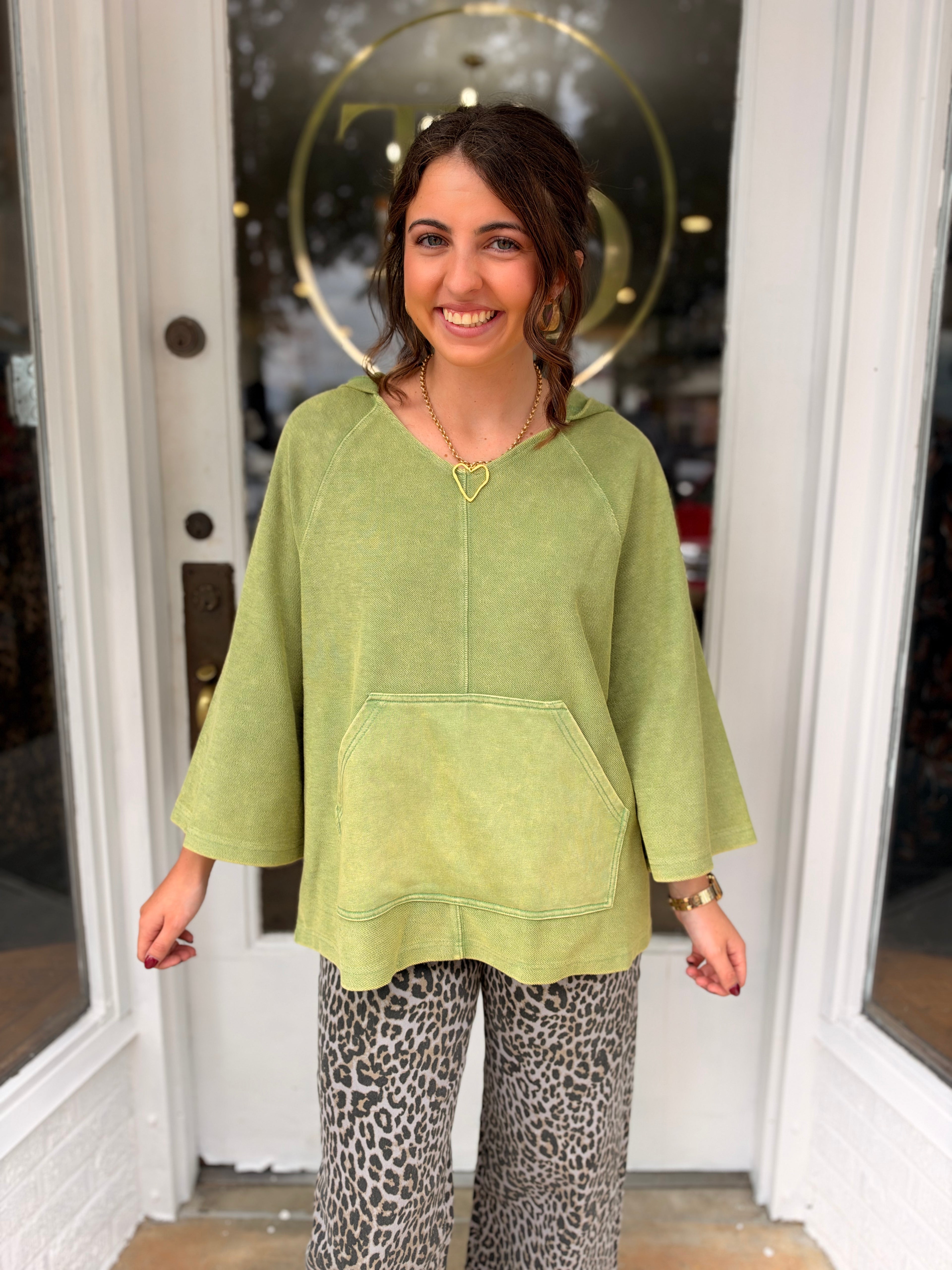 Matcha Mood Hooded Top