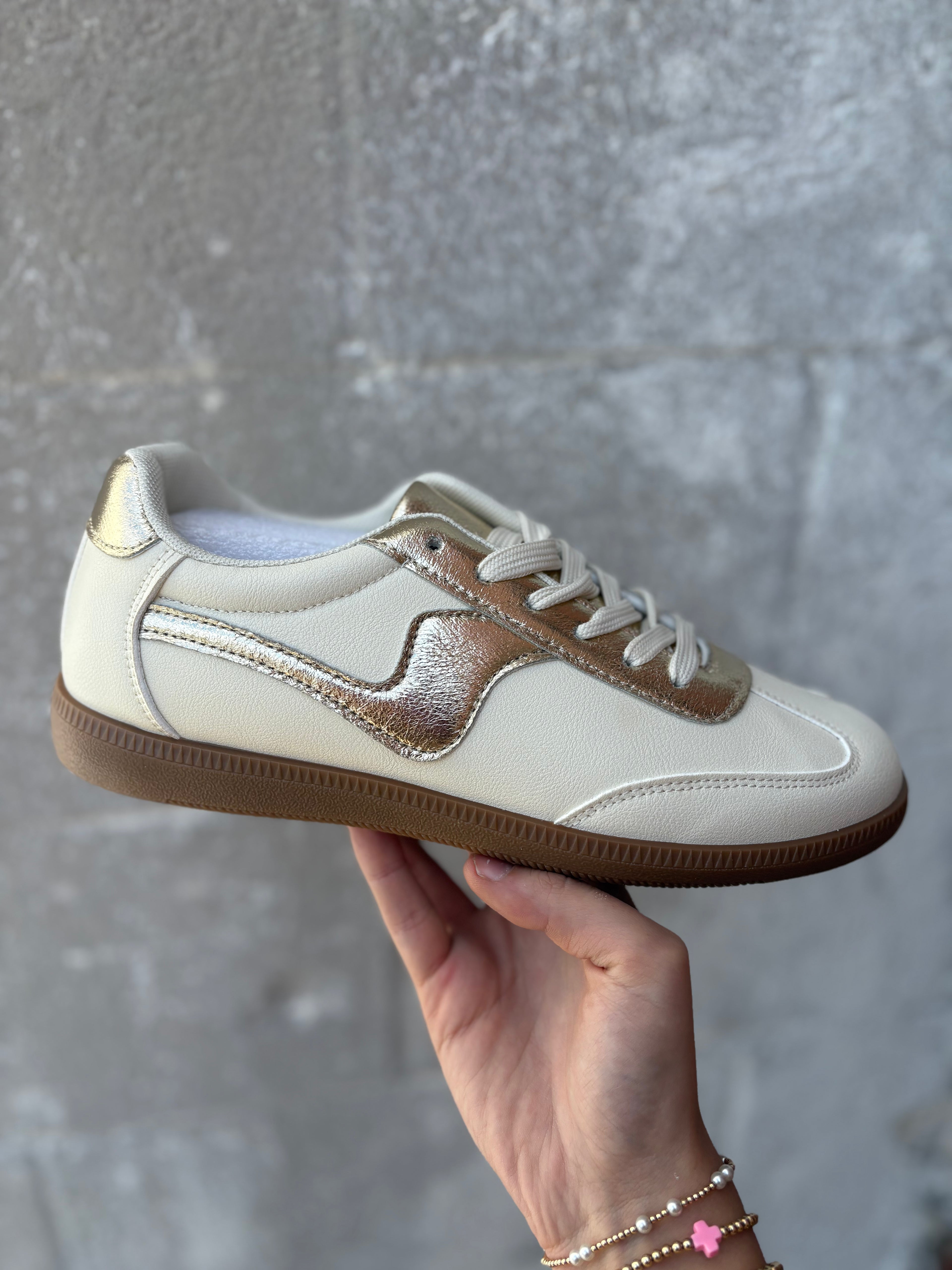 Gold Sneakers