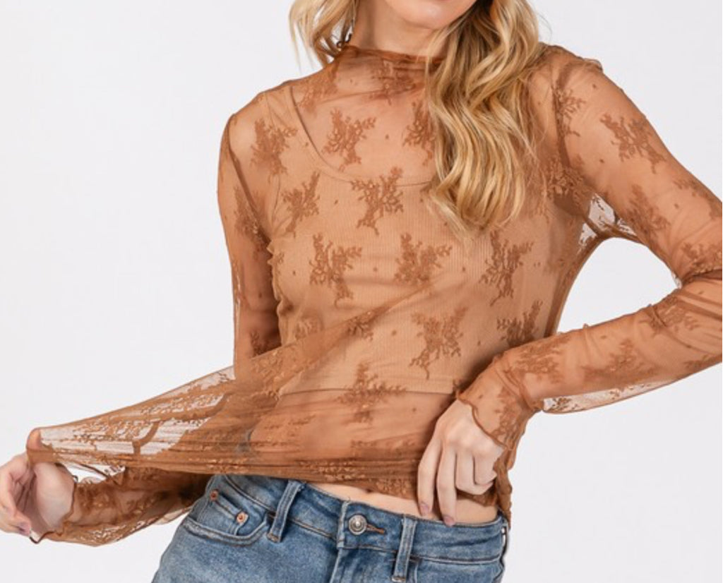 Lace/ Mesh Undershirts