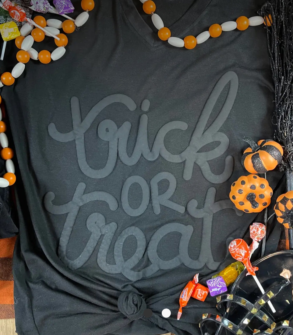 Trick or Treat Puff Tee