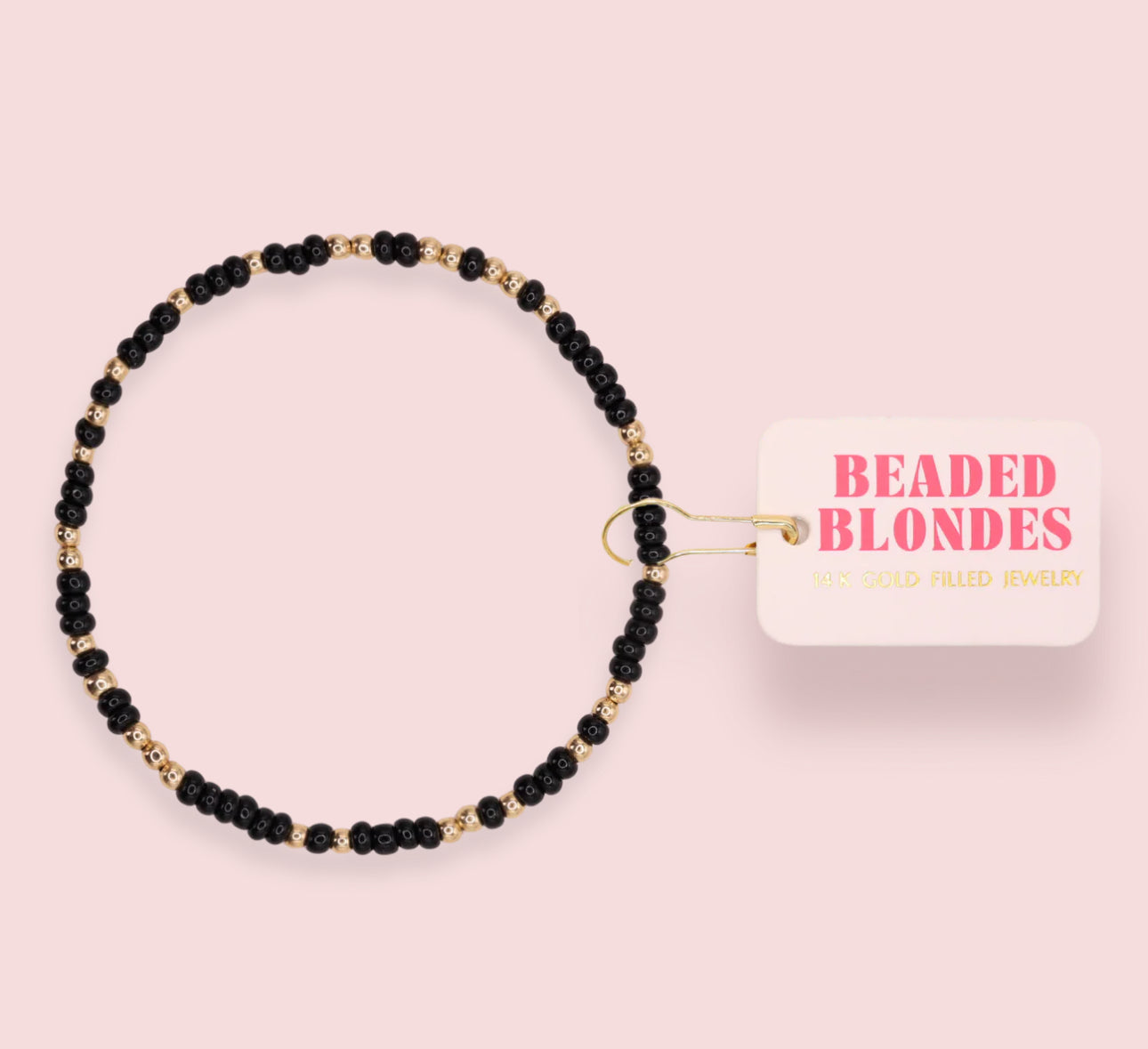Black Sprinkle Bracelet
