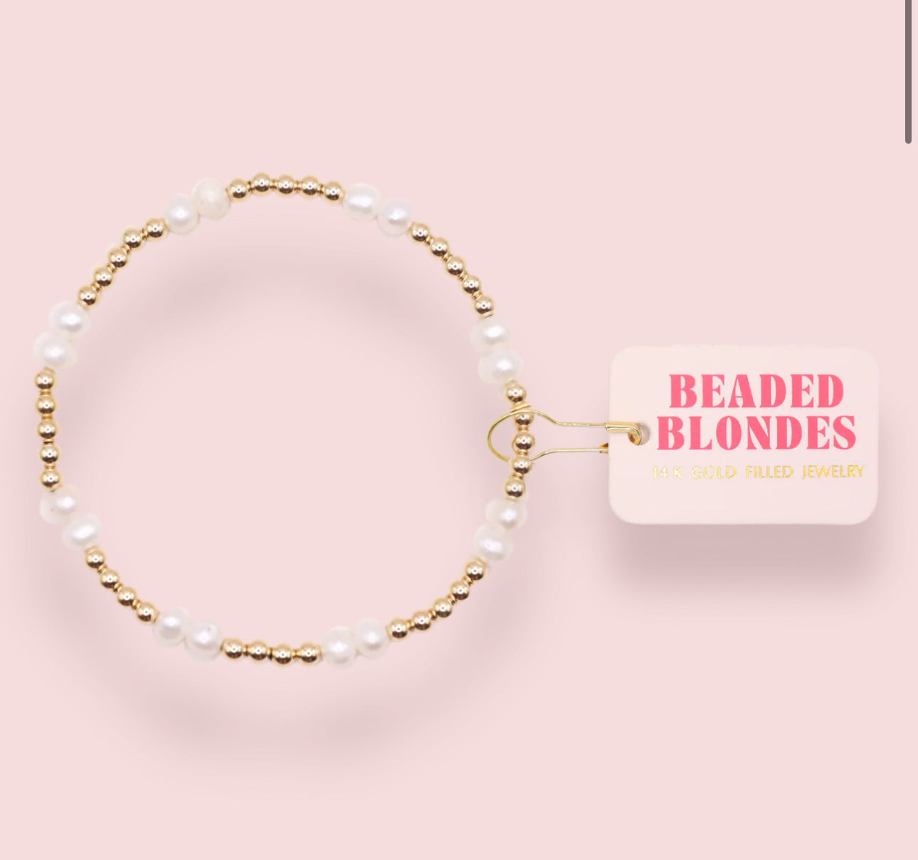 Coastal Pearl Gold Bracelet