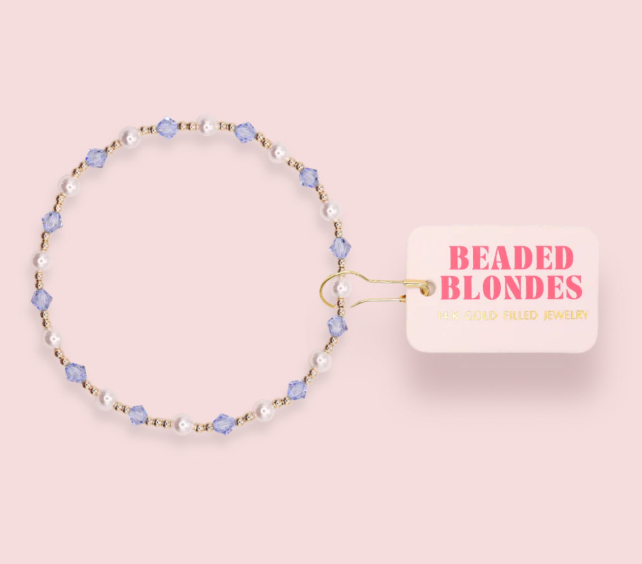 Blue Pearl June Bracelet