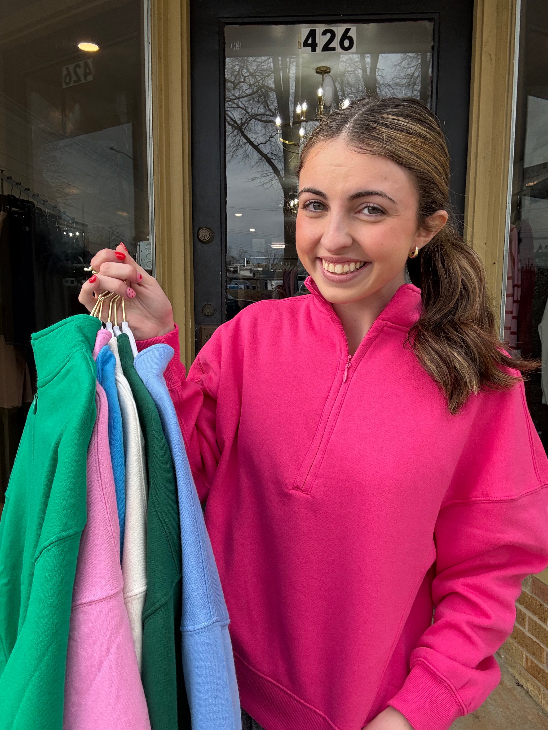 Half Zip Sweatshirts