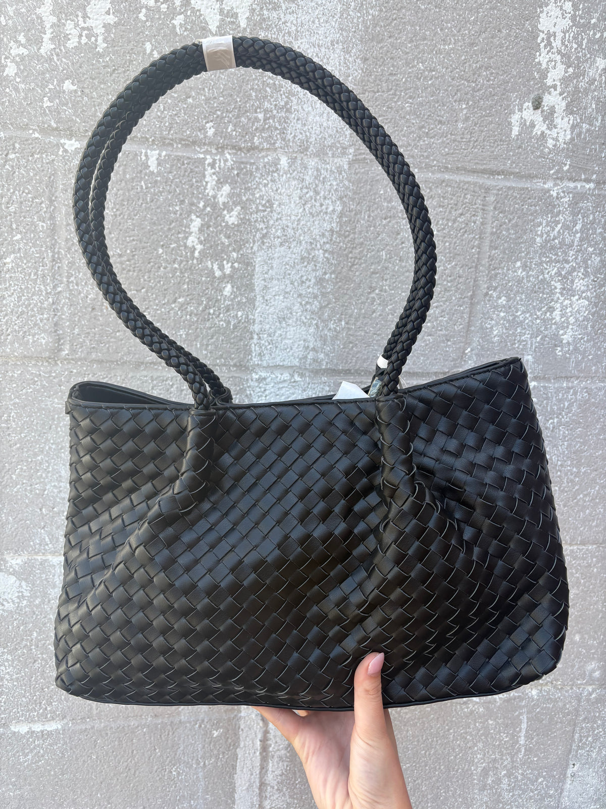 Nova Shoulder Tote- Black
