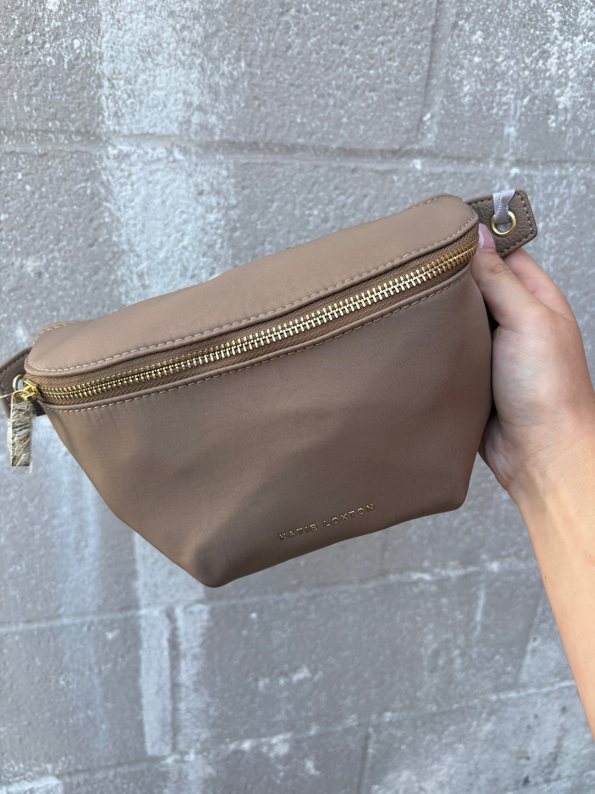 Stella Luxe Belt Bag- Taupe