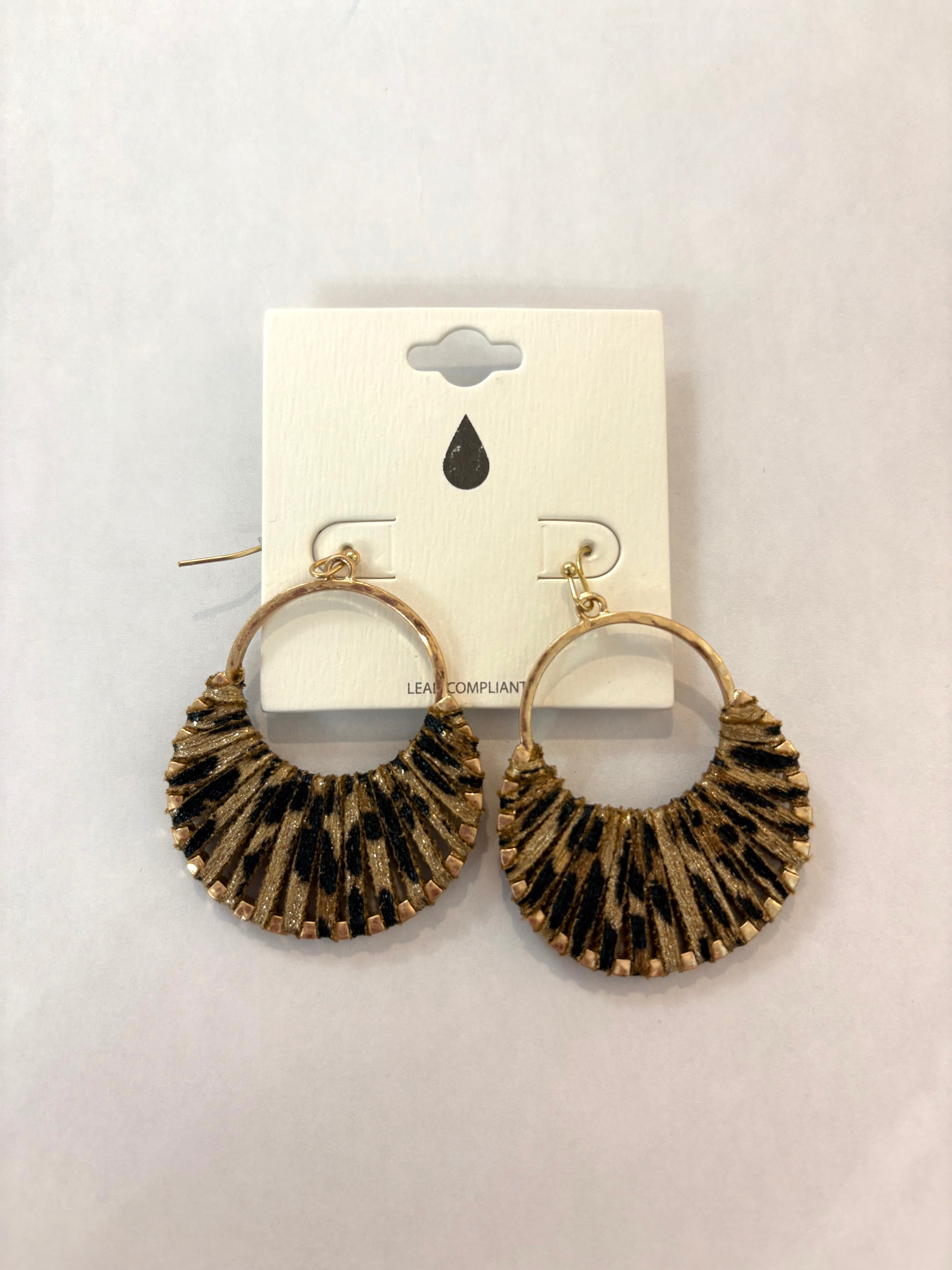 Cheetah Print Earrings