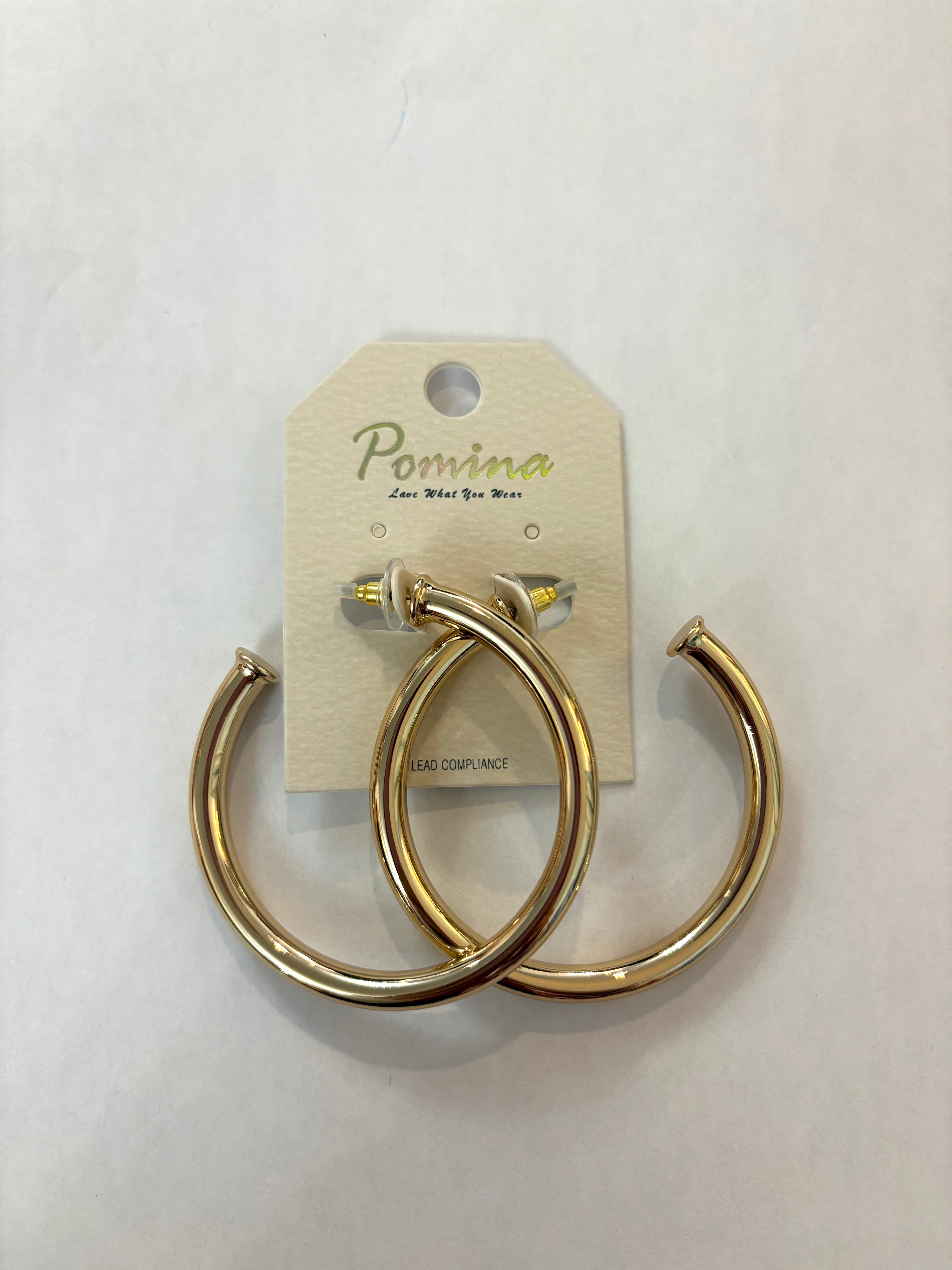 2.25" Gold Hoops