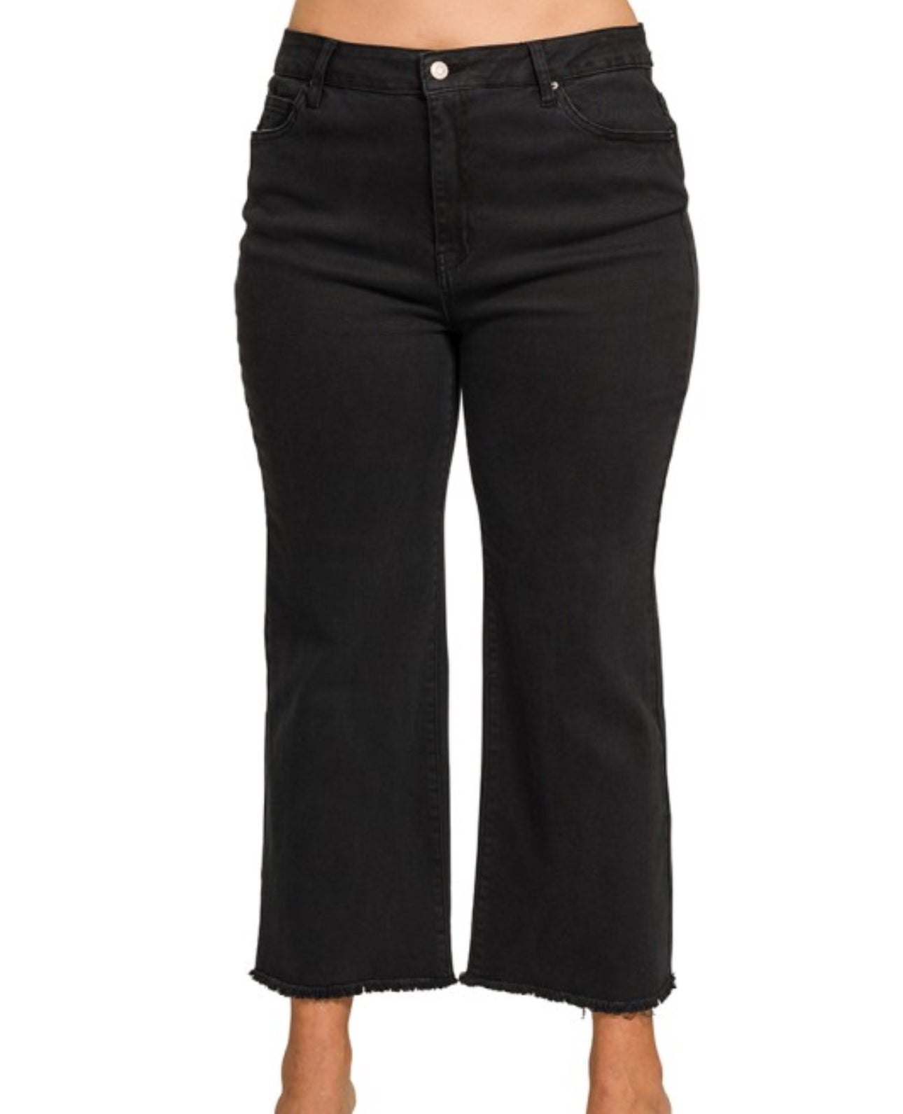 Plus Black Bootcut Pants