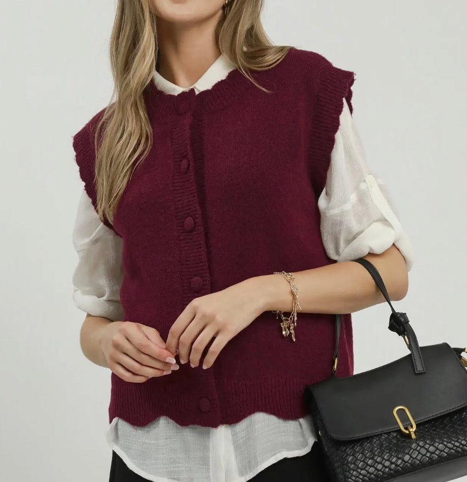 Layer Season Sweater Vest