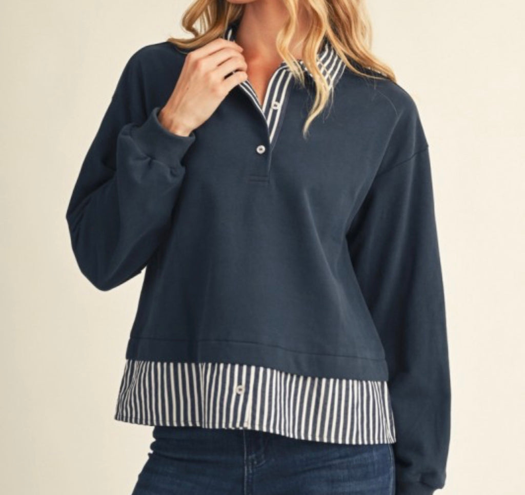Navy & Nice Pullover