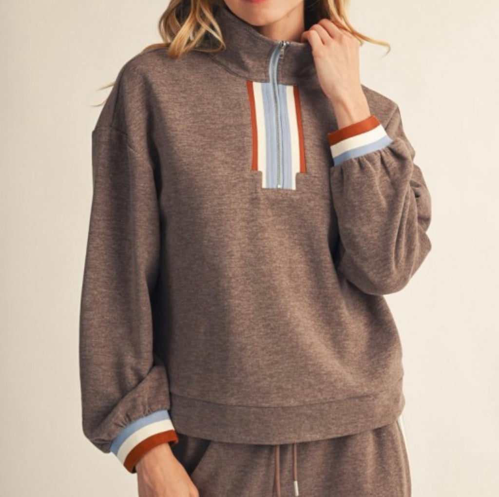 Better Together Set Top- Brown