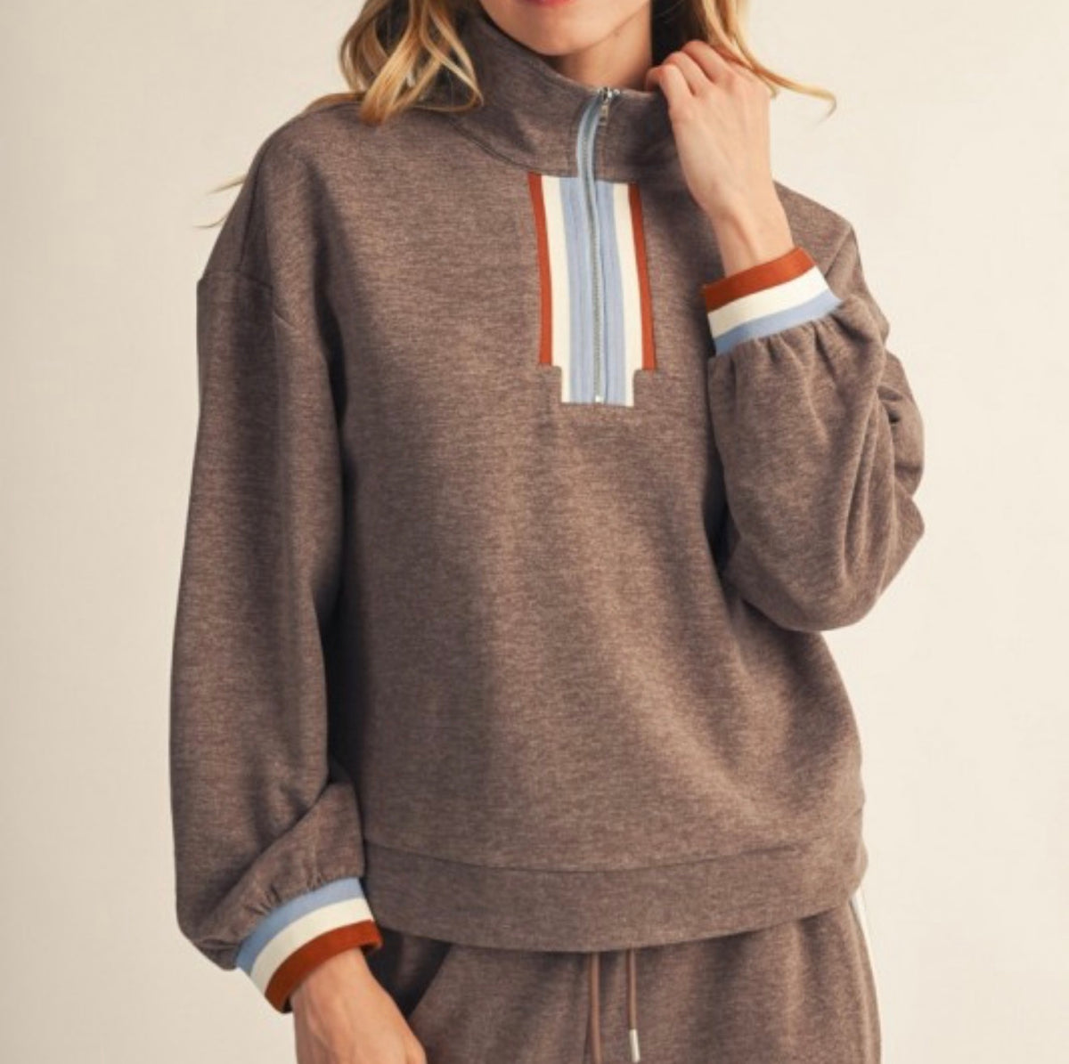 Better Together Set Top- Brown