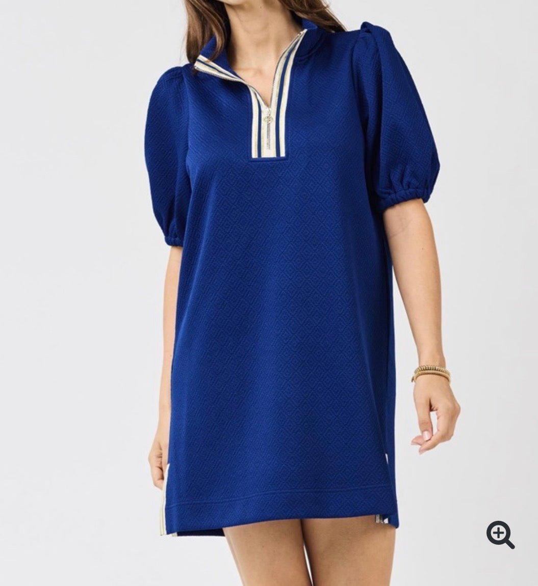 Mary Square Navy Andie Dress