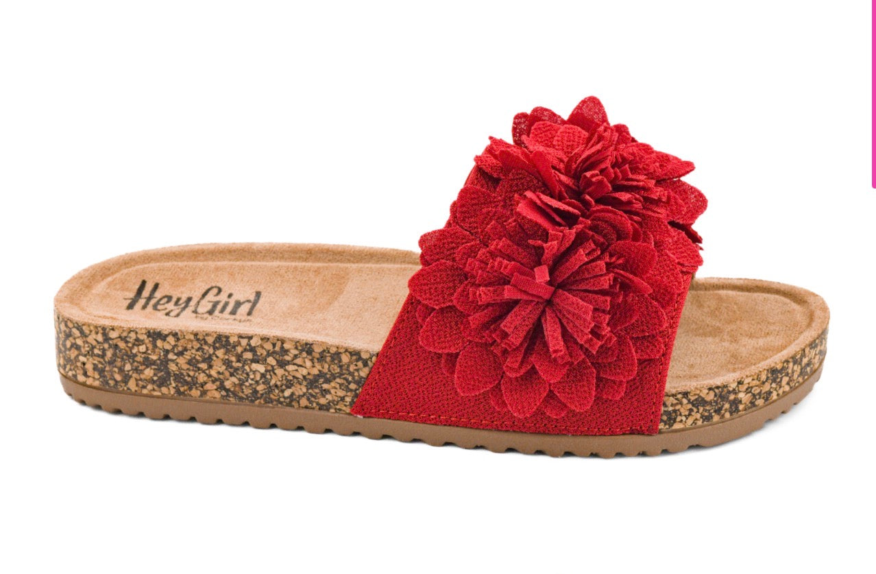 Corkys Red Wild Child Flats