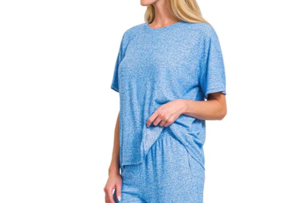 Soft Melange Set Tee