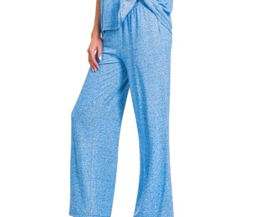 Soft Melange Set Pants- Pants Only
