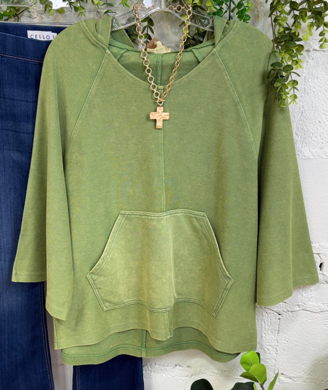 Matcha Mood Hooded Top