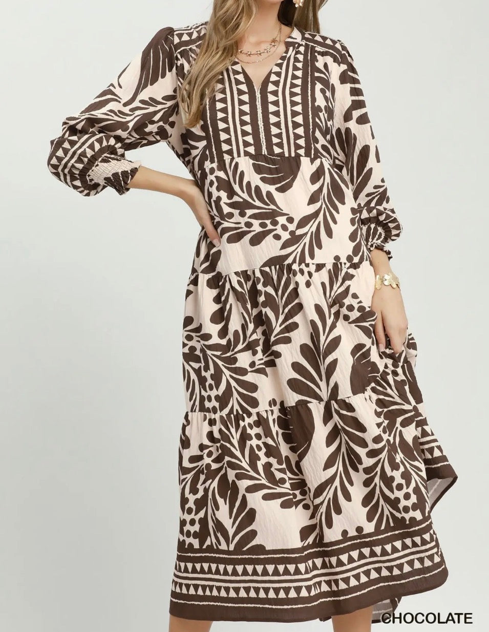 Charlotte Dress- Cocoa