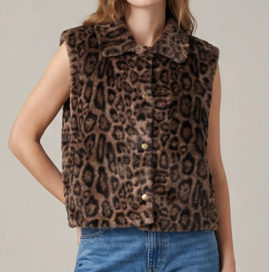 Wild About Leopard Vest