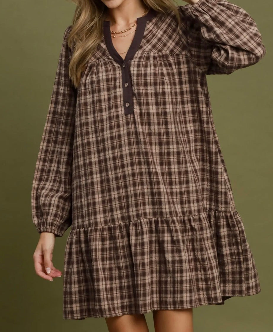 Fireside Flannel Dress