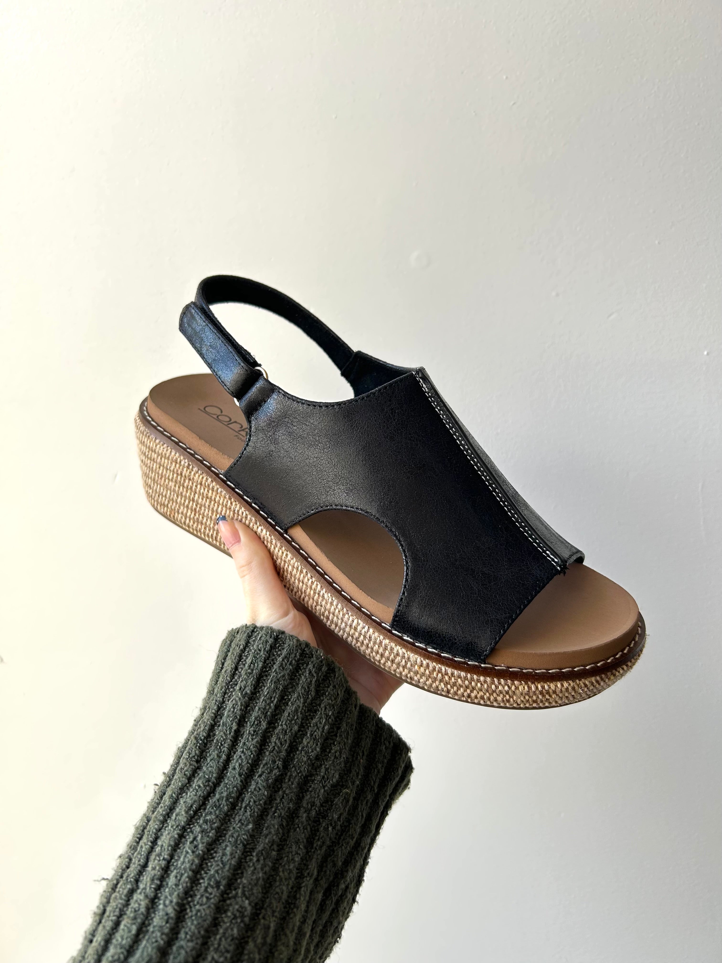 Corkys Black Wedge- Volta II
