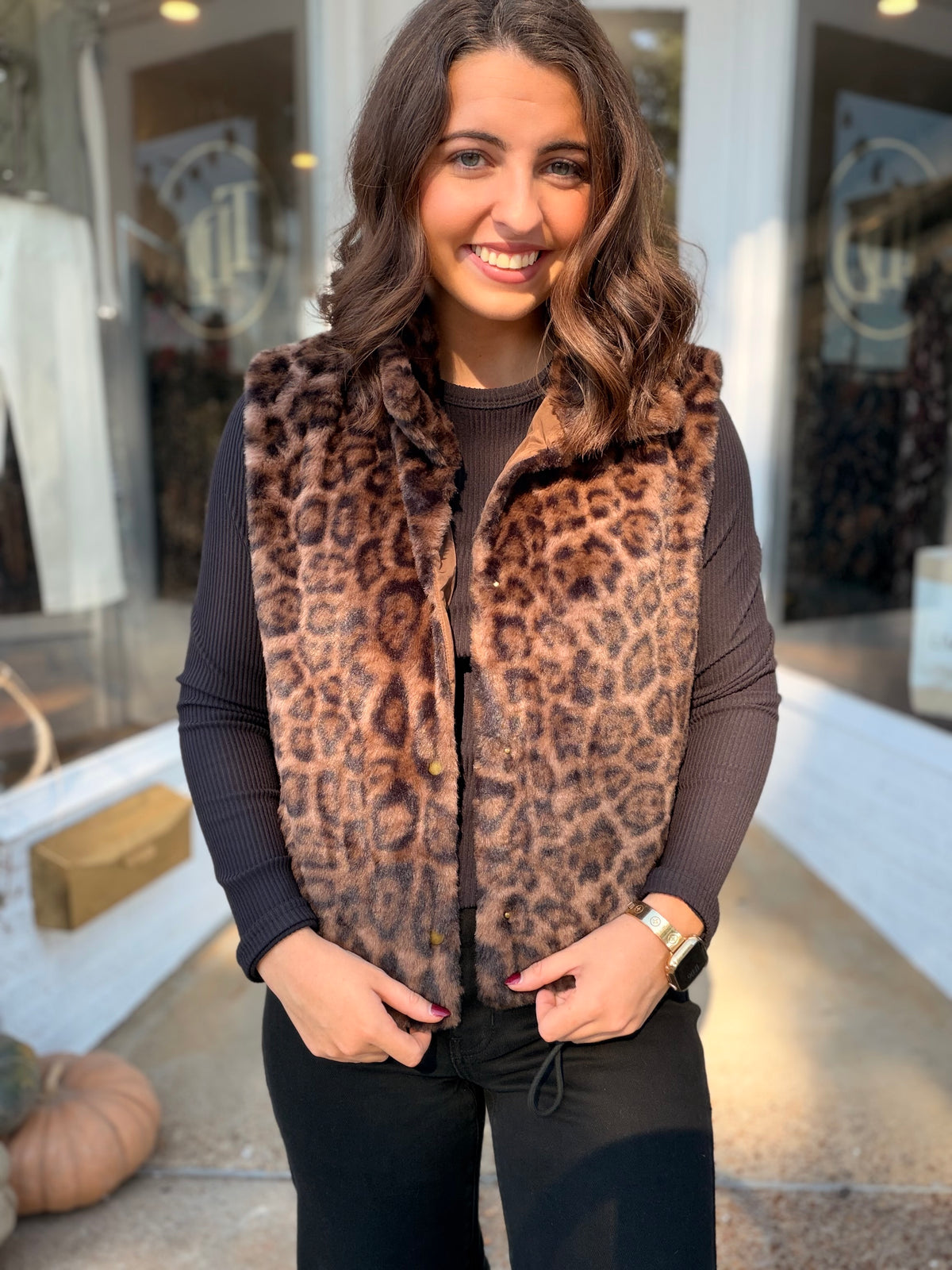 Wild About Leopard Vest