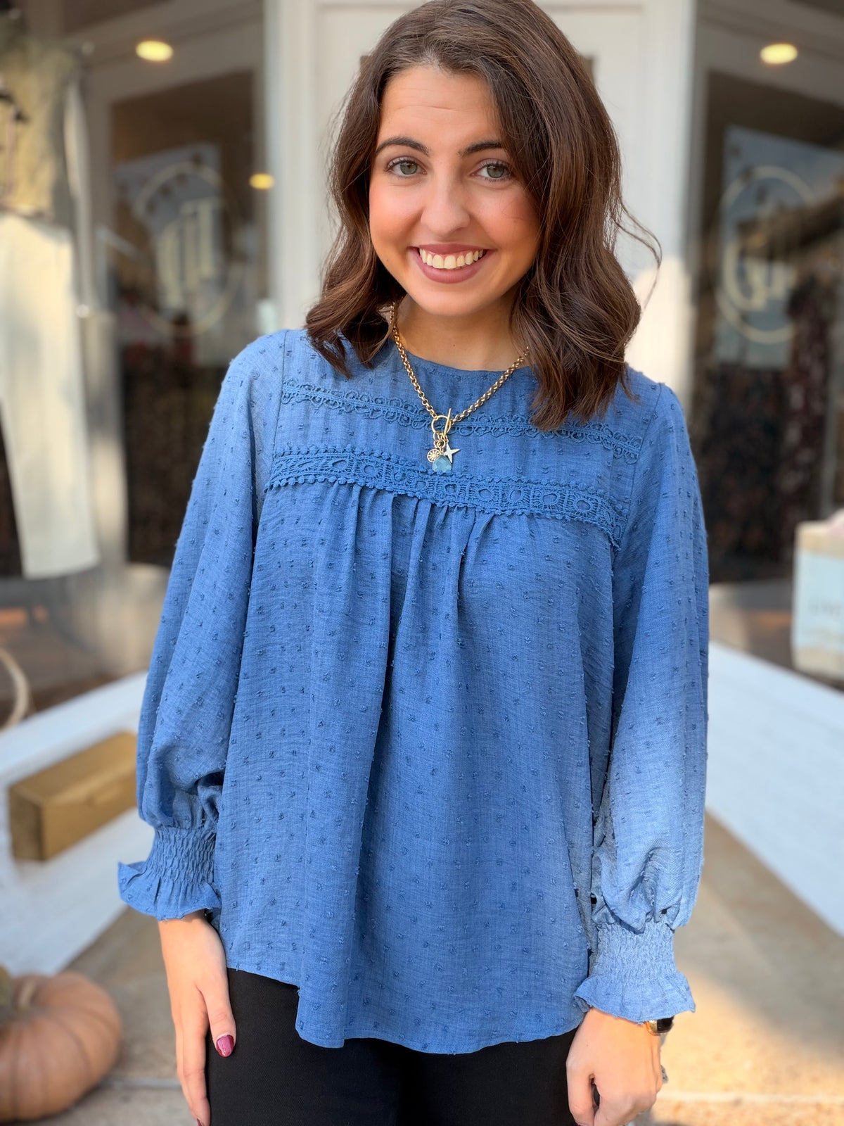 Blue Willow Blouse
