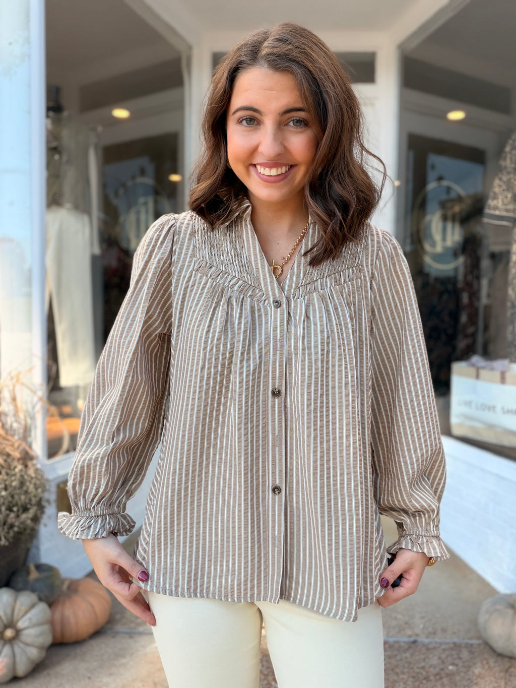 Toasted Stripes Blouse