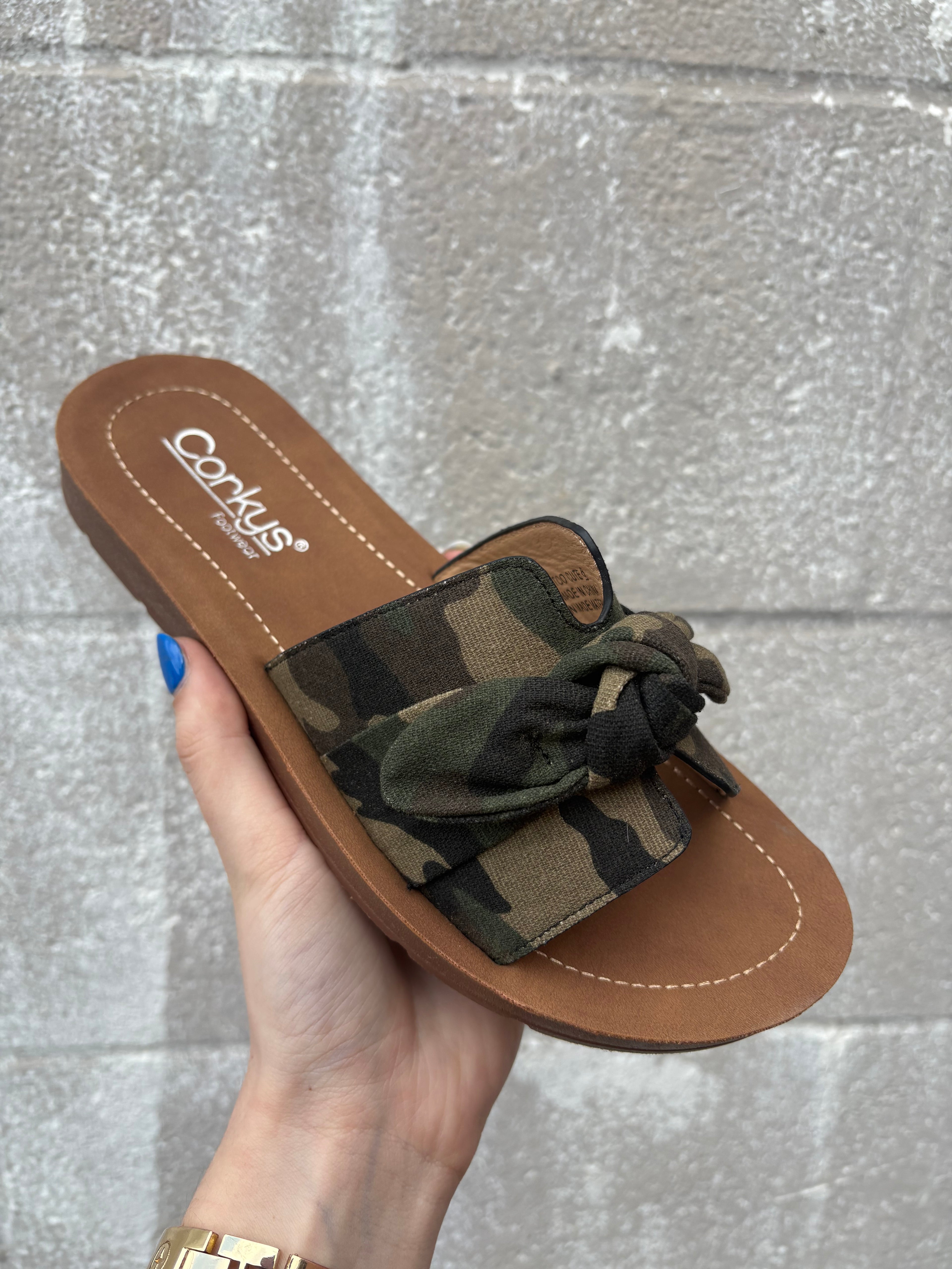 Corkys Too Cute Flats- Camo